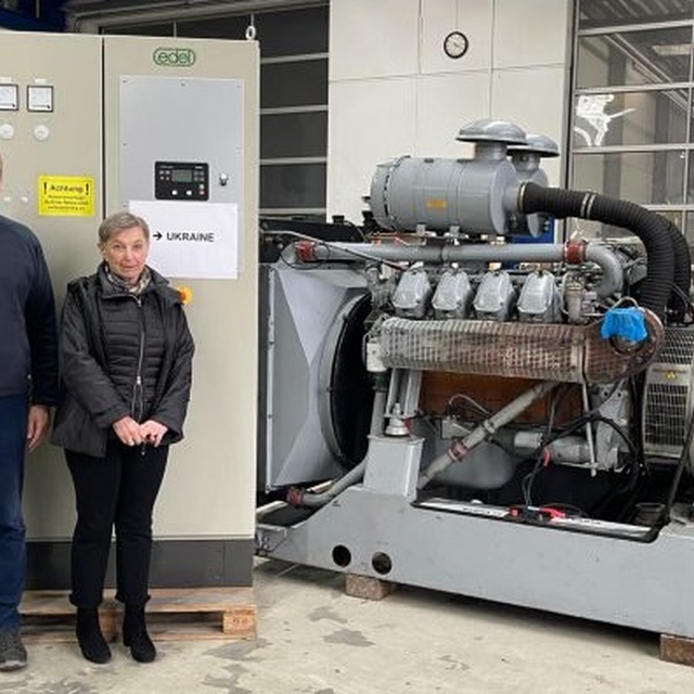 Stromerzeuger für die Ukraine